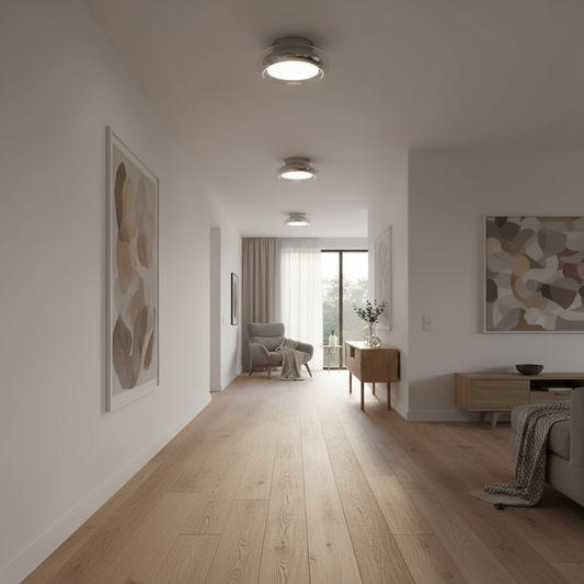 Vintage Acryl LED-plafondlamp
