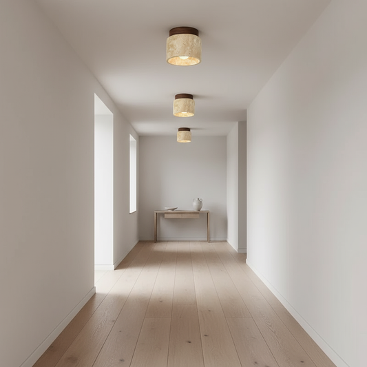 Kreatieve Japanse plafondlamp in crèmekleurige stijl