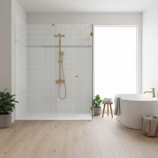 AquaFlow | Luxe doucheset met messing douchekop en 4 functies