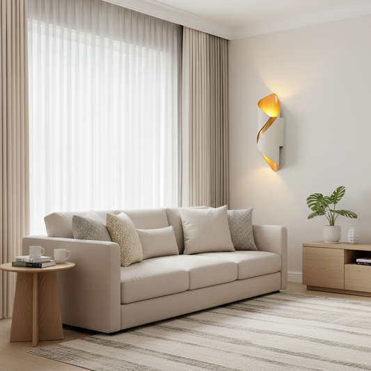 Elegante Wandleuchte | Rostfreies Aluminium