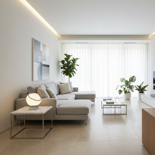 Elegante Bauhaus tafellamp van opaalglas