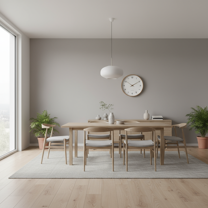 Elegante houten wandklok 30 cm