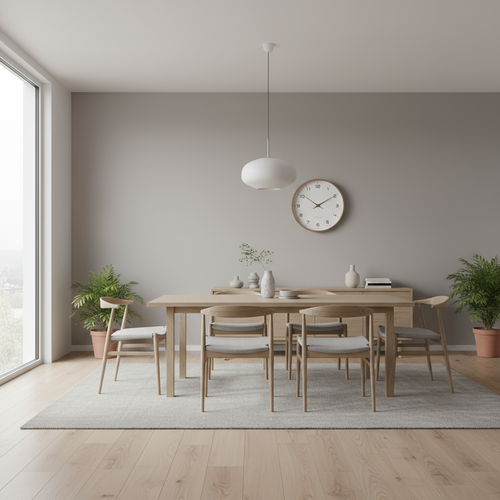 Elegante houten wandklok 30 cm