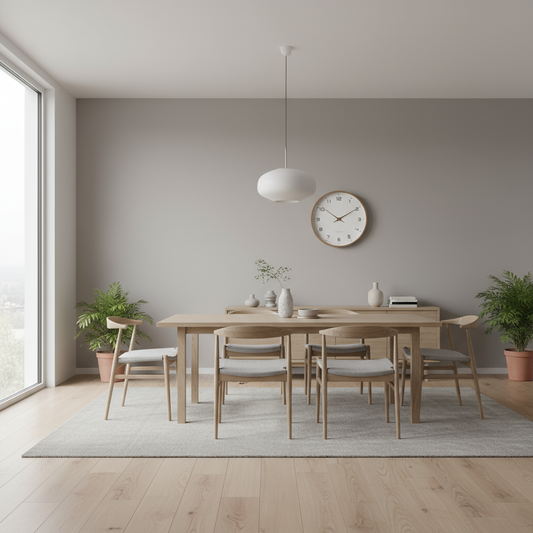 Elegante houten wandklok 30 cm