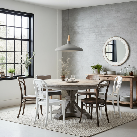 Hanglamp | Gekleurde hanglamp 18 cm aluminium hout
