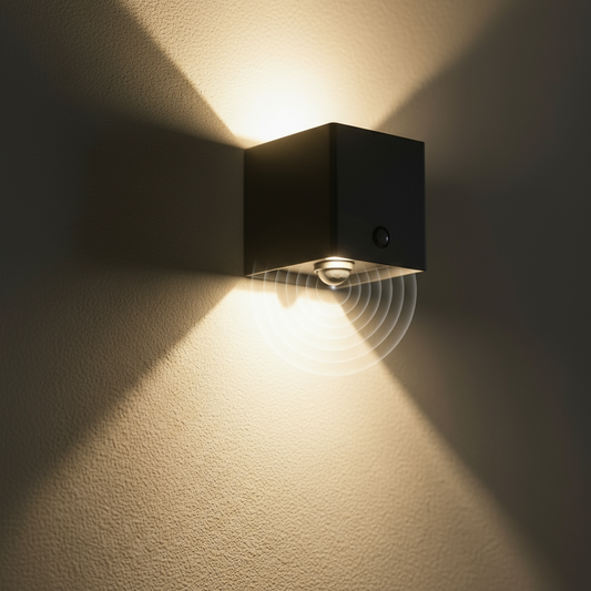 Außenlampe Mit Sensor 12W IP65 | Moderne Außenbeleuchtung Garten