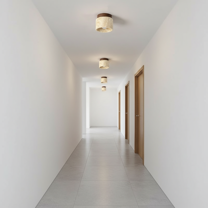 Kreatieve Japanse plafondlamp in crèmekleurige stijl