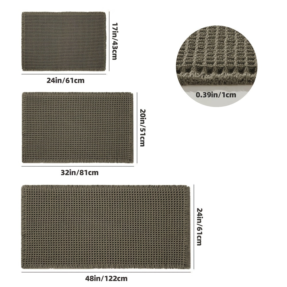 AbsorbEase | Ultra-absorbierende Badematte mit Fransen 5