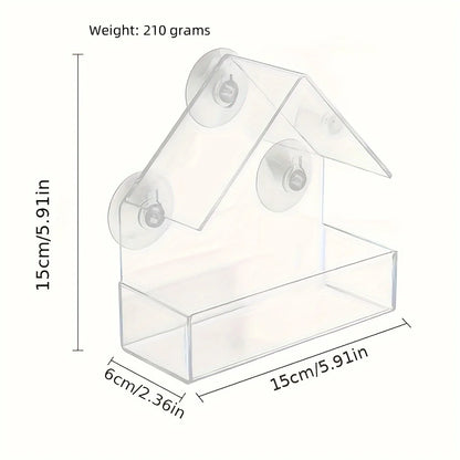 Acryl-Vogelfutterspender | Transparenter Vogelkäfig 5