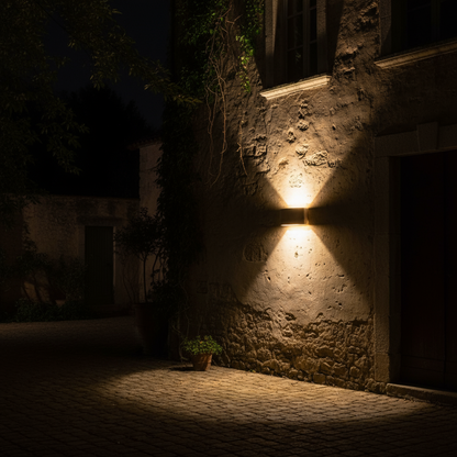 Travertin Stein | Wandlampe IP65