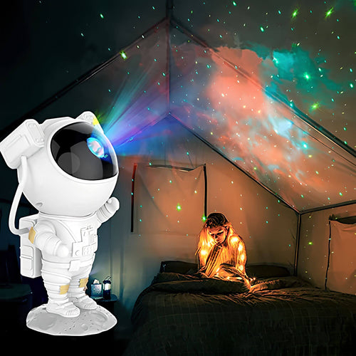 Astronauten-Sternenprojektor | Kreative Lichtquelle 0