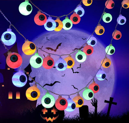 Augapfel LED-Lichtkabel | Halloween Dekoration