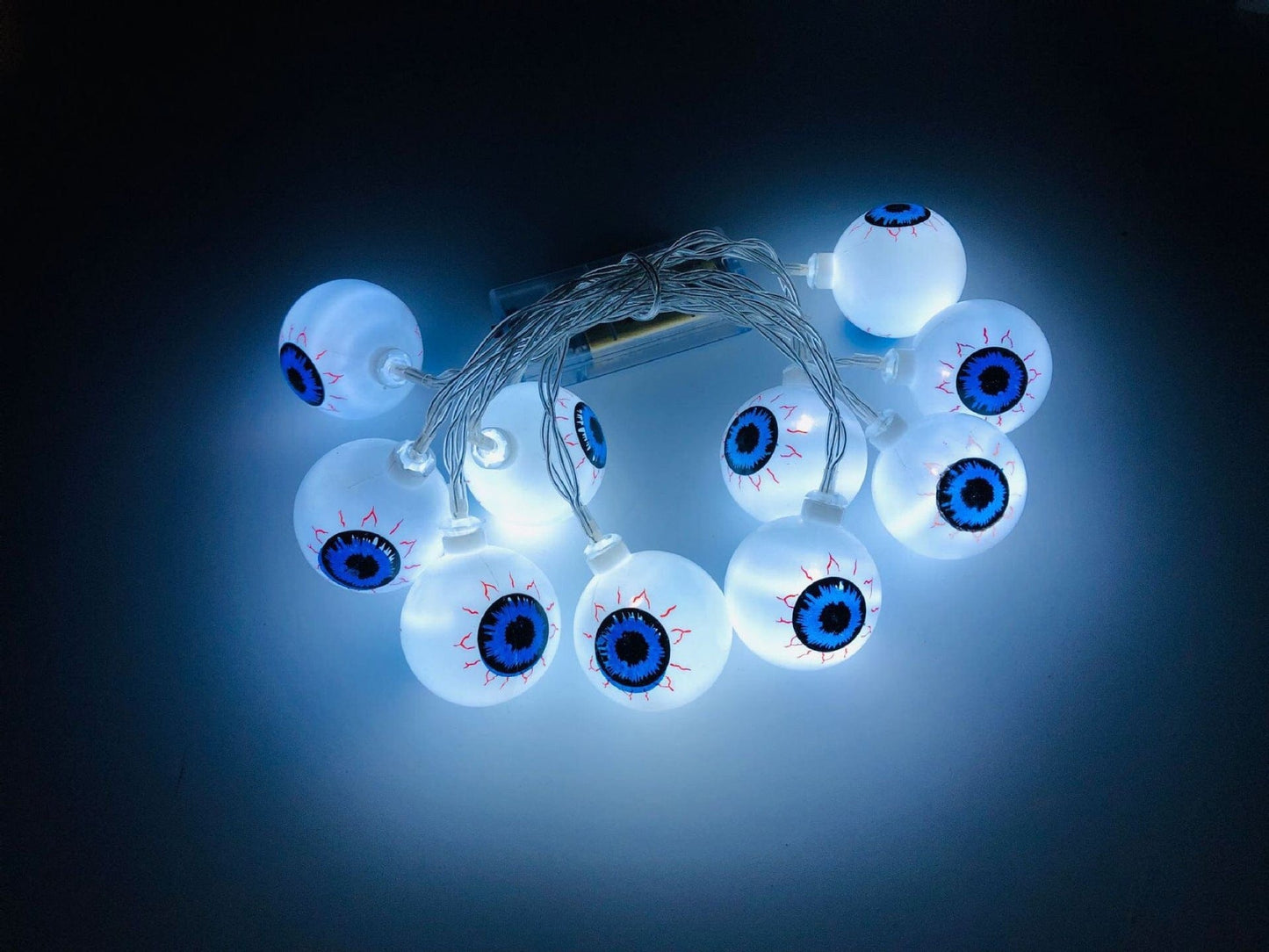 Augapfel LED-Lichtkabel | Halloween Dekoration
