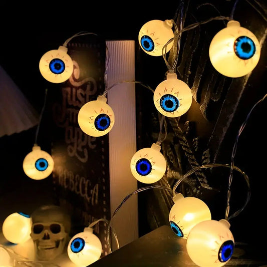 Augen Lichterkette | Halloween Dekoration 0