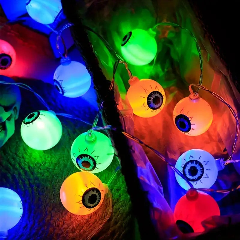 Augen Lichterkette | Halloween Dekoration 3
