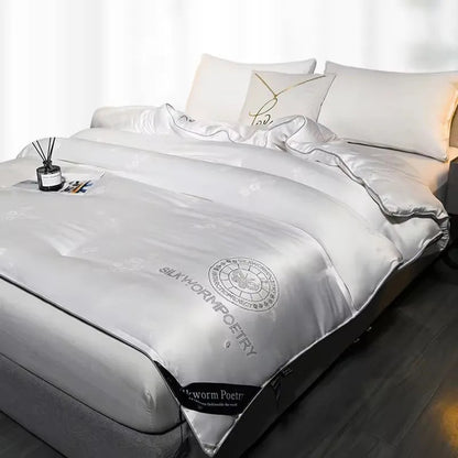 Aurethra | Luxus Bettwäsche 155x220 aus 100% Mulberry Seide 1