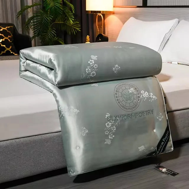 Aurethra | Luxus Bettwäsche 155x220 aus 100% Mulberry Seide 8
