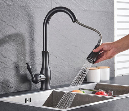Ausziehbare Küchenarmatur Edelstahl | Moderner Wasserhahn 2
