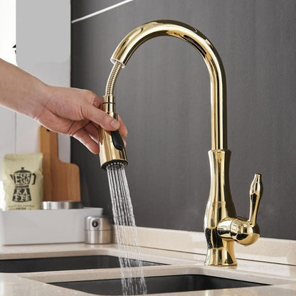Ausziehbare Küchenarmatur Edelstahl | Moderner Wasserhahn 4