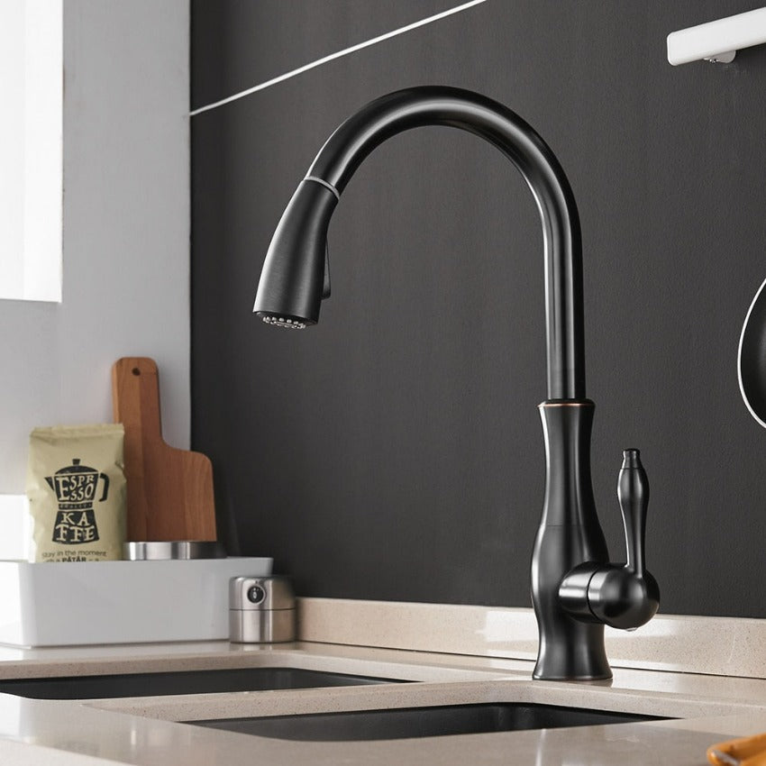 Ausziehbare Küchenarmatur Edelstahl | Moderner Wasserhahn 7