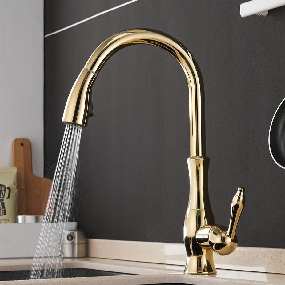 Ausziehbare Küchenarmatur Edelstahl | Moderner Wasserhahn 8
