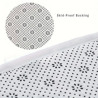 Badezimmermatte Schwarz | Dicke Antirutsch Wasserabsorbierende Matte 6