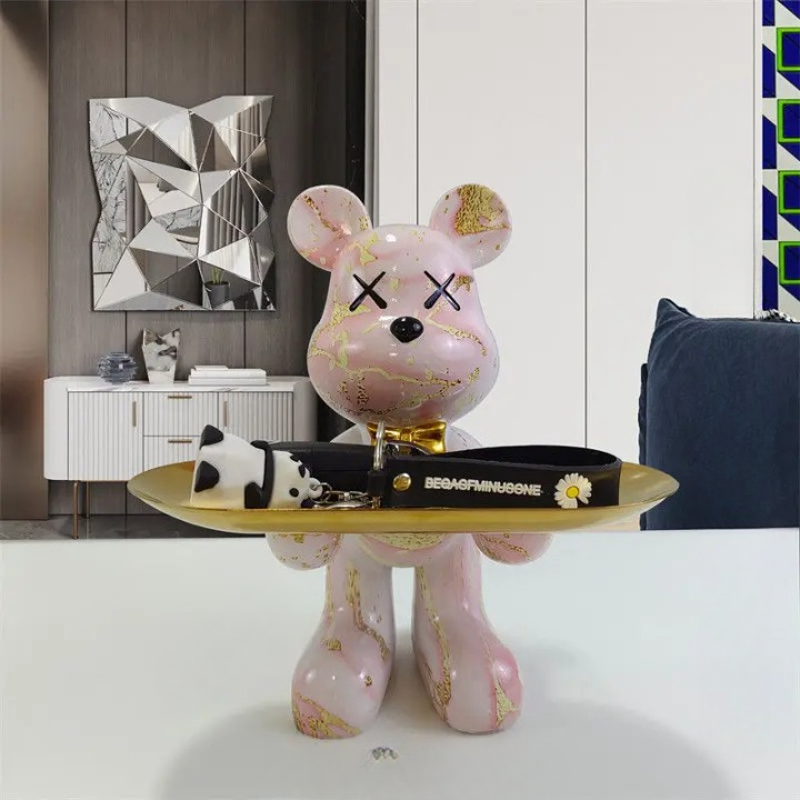 Bärenfigur Mit Schublade | Dekorative Aufbewahrung 20 cm 2