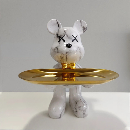 Bärenfigur Mit Schublade | Dekorative Aufbewahrung 20 cm 5