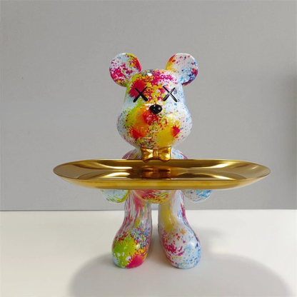 Bärenfigur Mit Schublade | Dekorative Aufbewahrung 20 cm 7