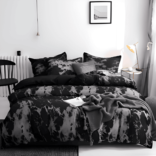 Bettwäsche 155x220 Marmor | Luxuriöses 3-teiliges Set 0