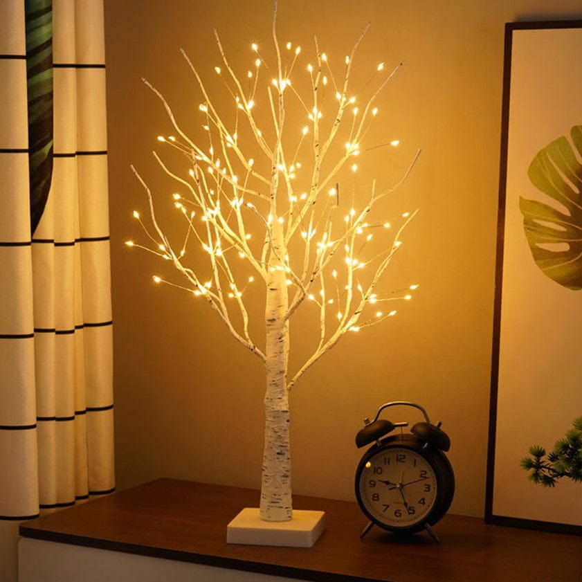 Birkenbaum | Tischlampe mit LED-Beleuchtung 55 cm Warmweiß 3
