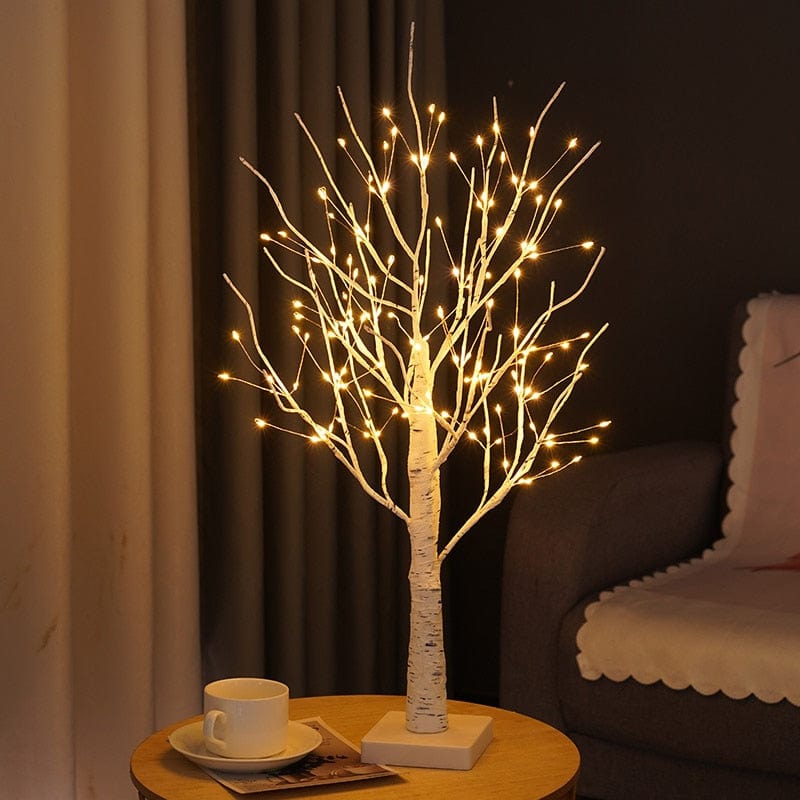 Birkenbaum | Tischlampe mit LED-Beleuchtung 55 cm Warmweiß 4