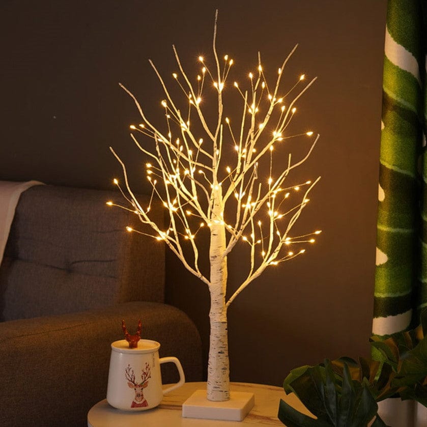 Birkenbaum | Tischlampe mit LED-Beleuchtung 55 cm Warmweiß 6