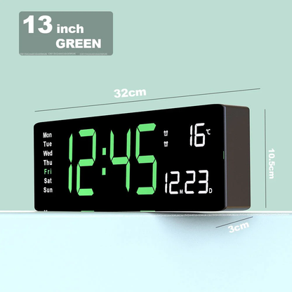 Bunte Acryl Digitaluhr | Moderne LED Uhr mit USB 2
