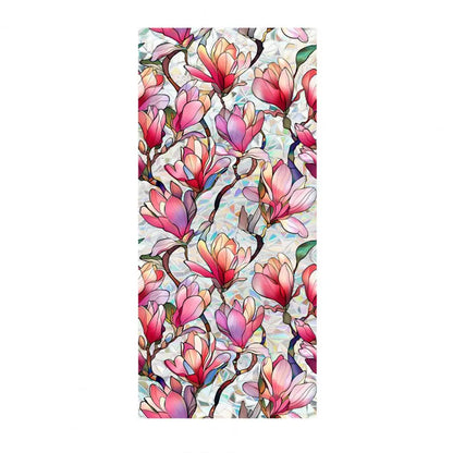 Buntglas Fensterfolie | Sichtschutzfolie mit Blumenmuster 13