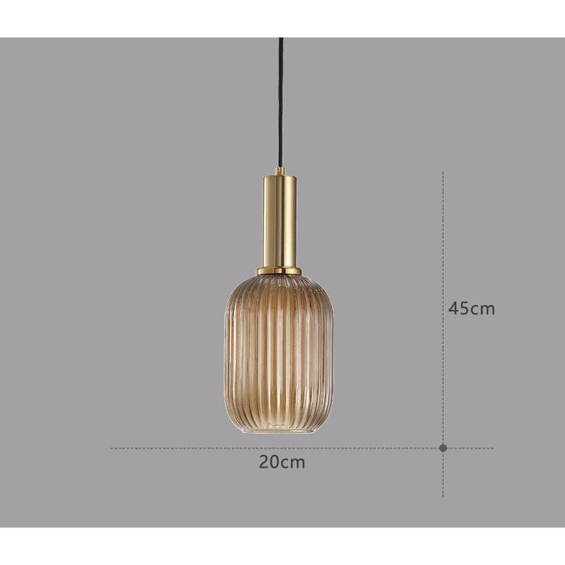 Buntglas Hängelampe | Vintage Pendelleuchte Esszimmer 0