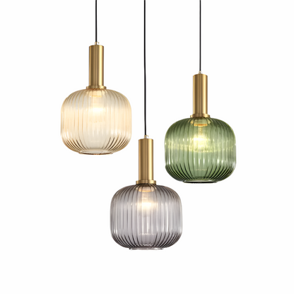 Buntglas Hängelampe | Vintage Pendelleuchte Esszimmer 1