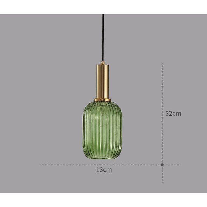 Buntglas Hängelampe | Vintage Pendelleuchte Esszimmer 4