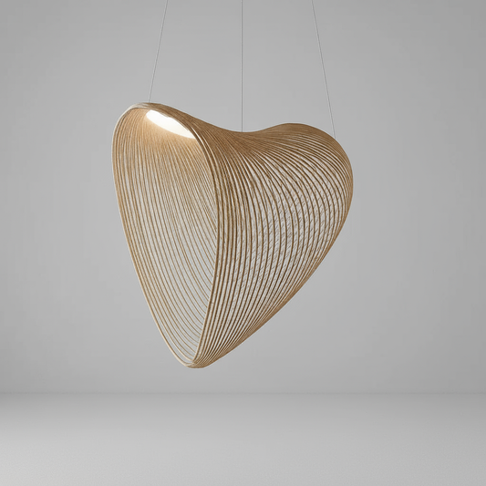 Lignum | Pendelleuchte aus Holz für Esszimmer und Wohnräume
