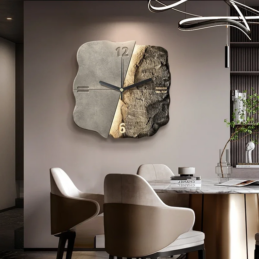 Clockistry | Große Wanduhr Modern 50 cm 3D-Design Hingucker 0
