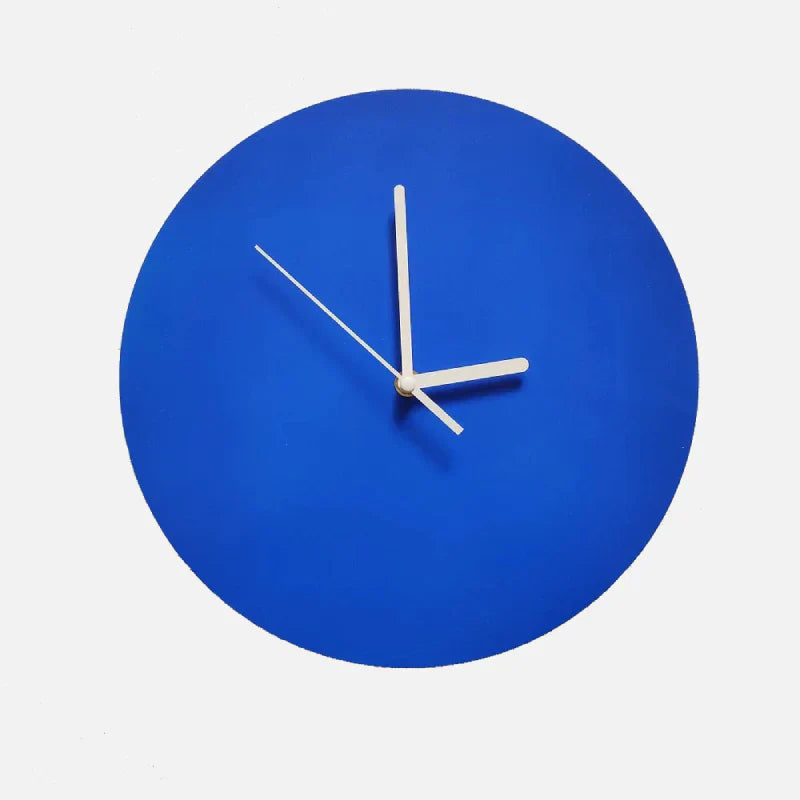 CobaltTick | Wanduhr Modern Kobaltblau 30 cm MDF-Holz 0