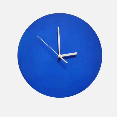 CobaltTick | Wanduhr Modern Kobaltblau 30 cm MDF-Holz 0