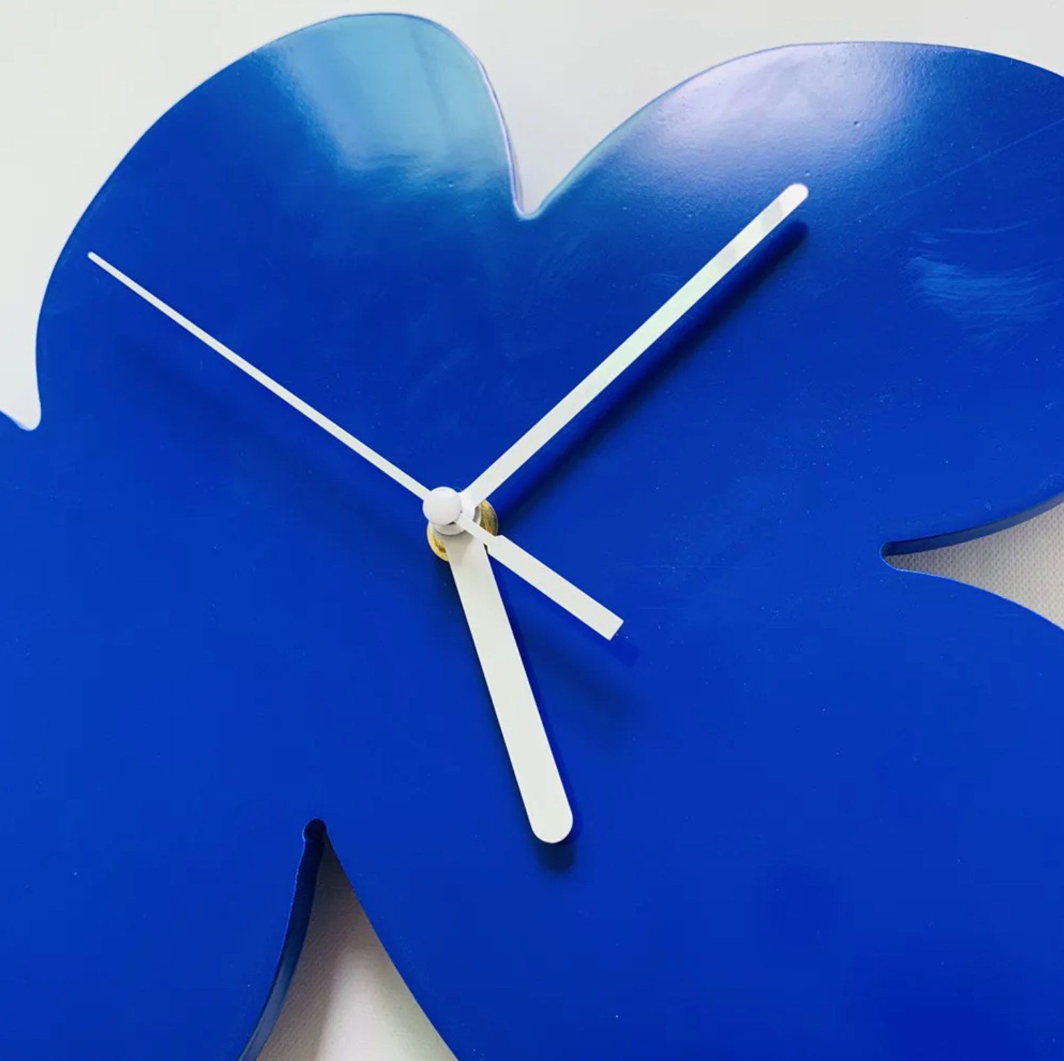 CobaltTick | Wanduhr Modern Kobaltblau 30 cm MDF-Holz 6