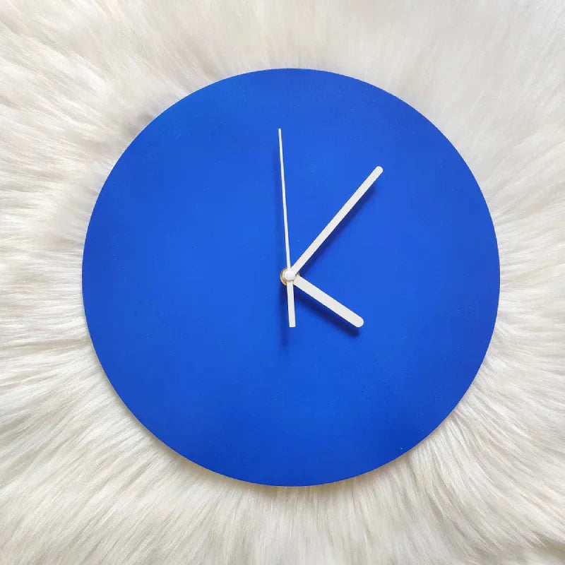 CobaltTick | Wanduhr Modern Kobaltblau 30 cm MDF-Holz 7