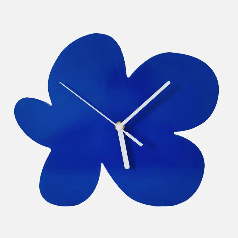 CobaltTick | Wanduhr Modern Kobaltblau 30 cm MDF-Holz 9