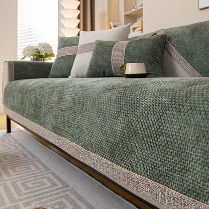 CozyGuard | Bankbezug aus Chenille für stilvollen Schutz 3