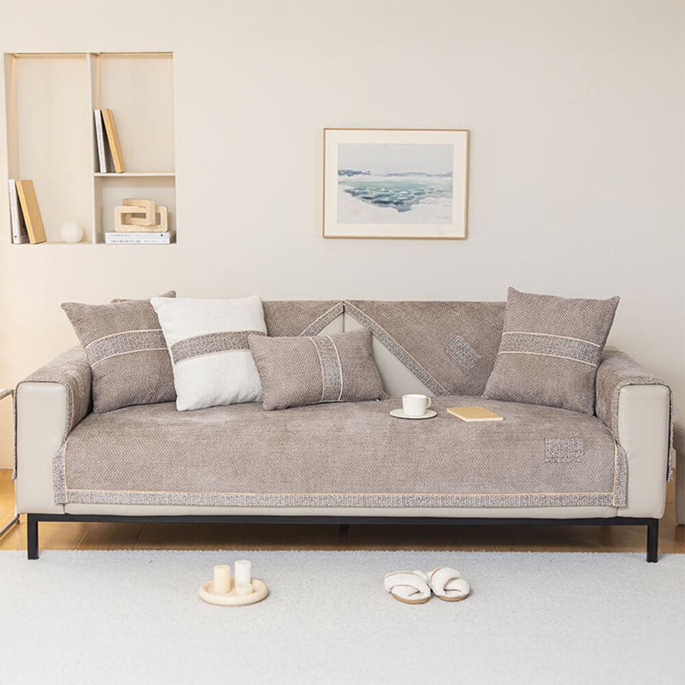 CozyGuard | Bankbezug aus Chenille für stilvollen Schutz 8