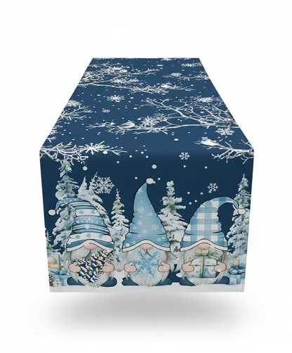 Weihnachtlicher Tischläufer Schneeflocken | Festliche Dekoration