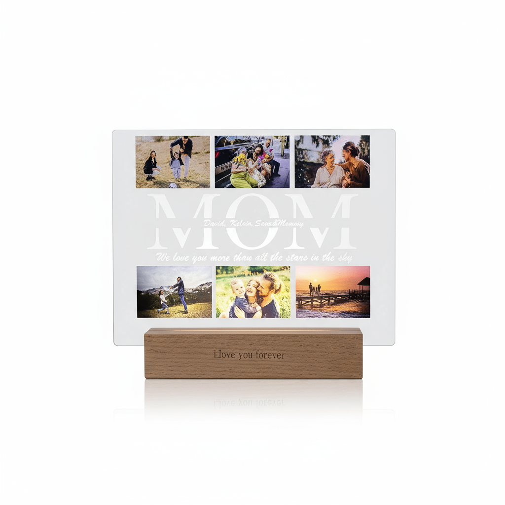 Personalisierte Acryl-Lampe | Nachtlicht Kinder für Schlafzimmer