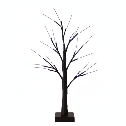 Halloween Baum mit LED Lichtern | 60 cm Dekoration